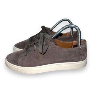 Frye Gemma Low Casual Sneakers Grey Suede 3478806-CCL Women's 6